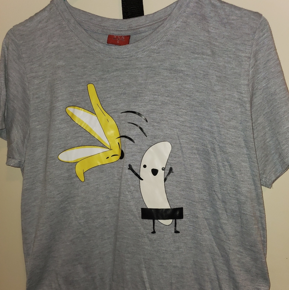 Nude banana shirt